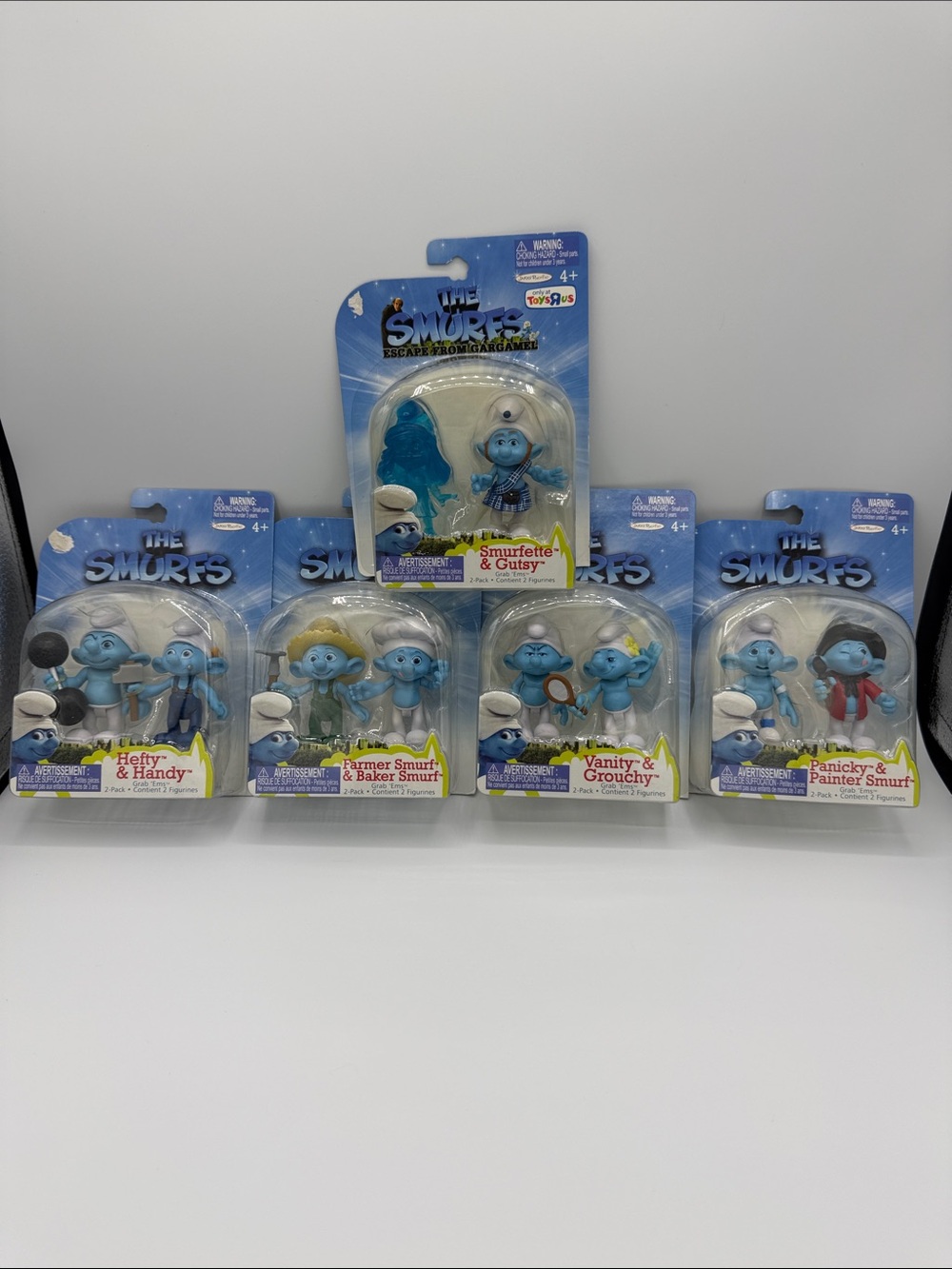 The Smurfs Blue Collectibles- All 5       2 pack of Smurfette & Friends